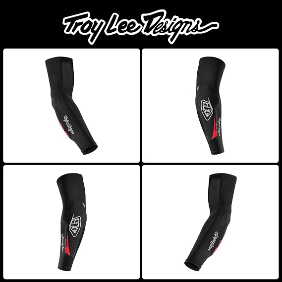 Troy Lee Designs Speed Adult Elbow Guard BMX Body Armor - Black/Medium/Large