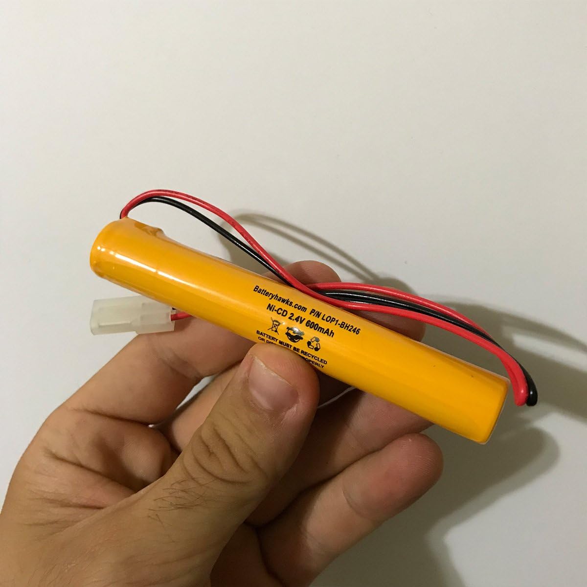 (5 Pack) 2110032 OSA017AA 211003-2 2.4v 600mAh Ni-CD Battery Pack Replacement for Exit Sign Emergency Light