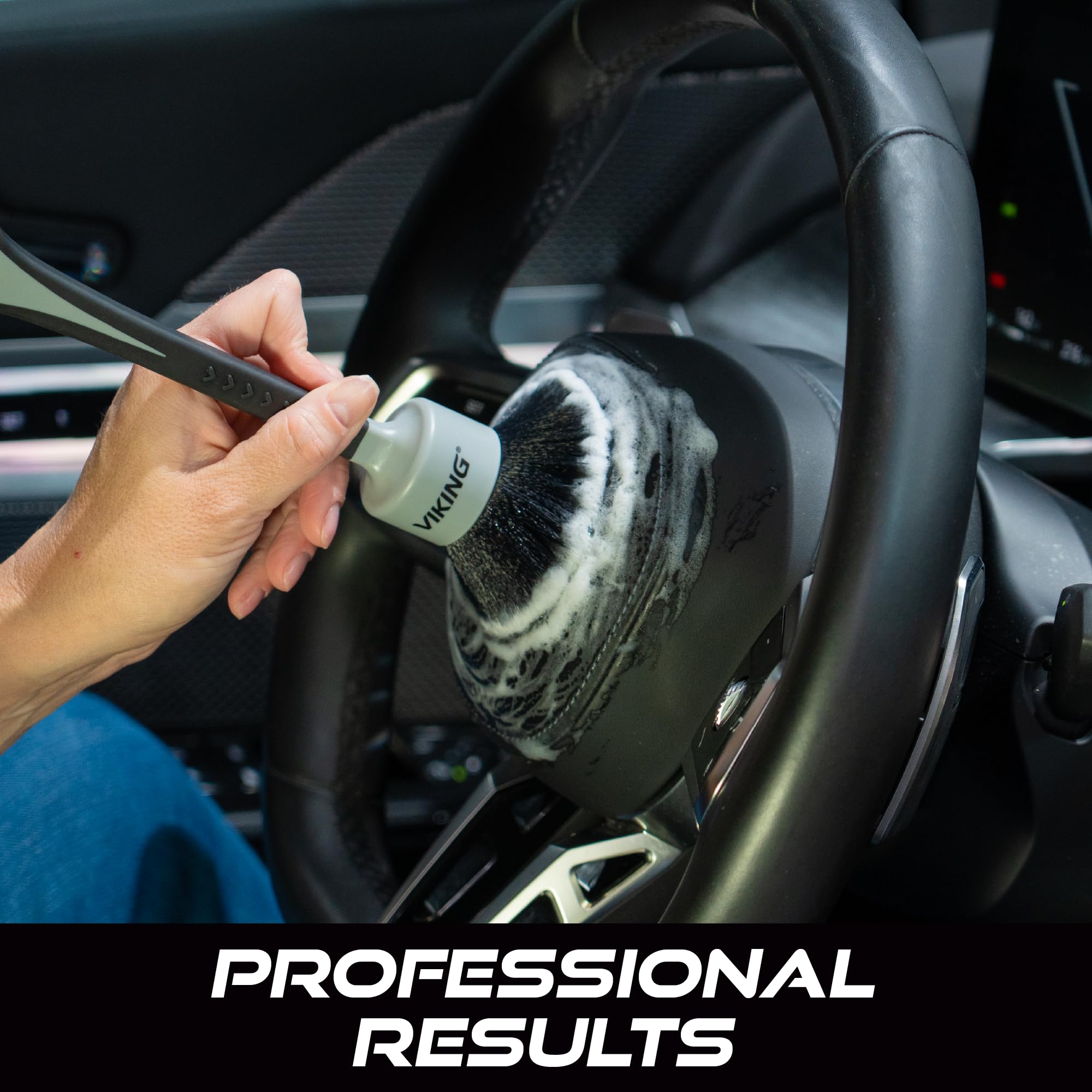 VIKING Car Detail Brush Set - Interior Cleaning -4