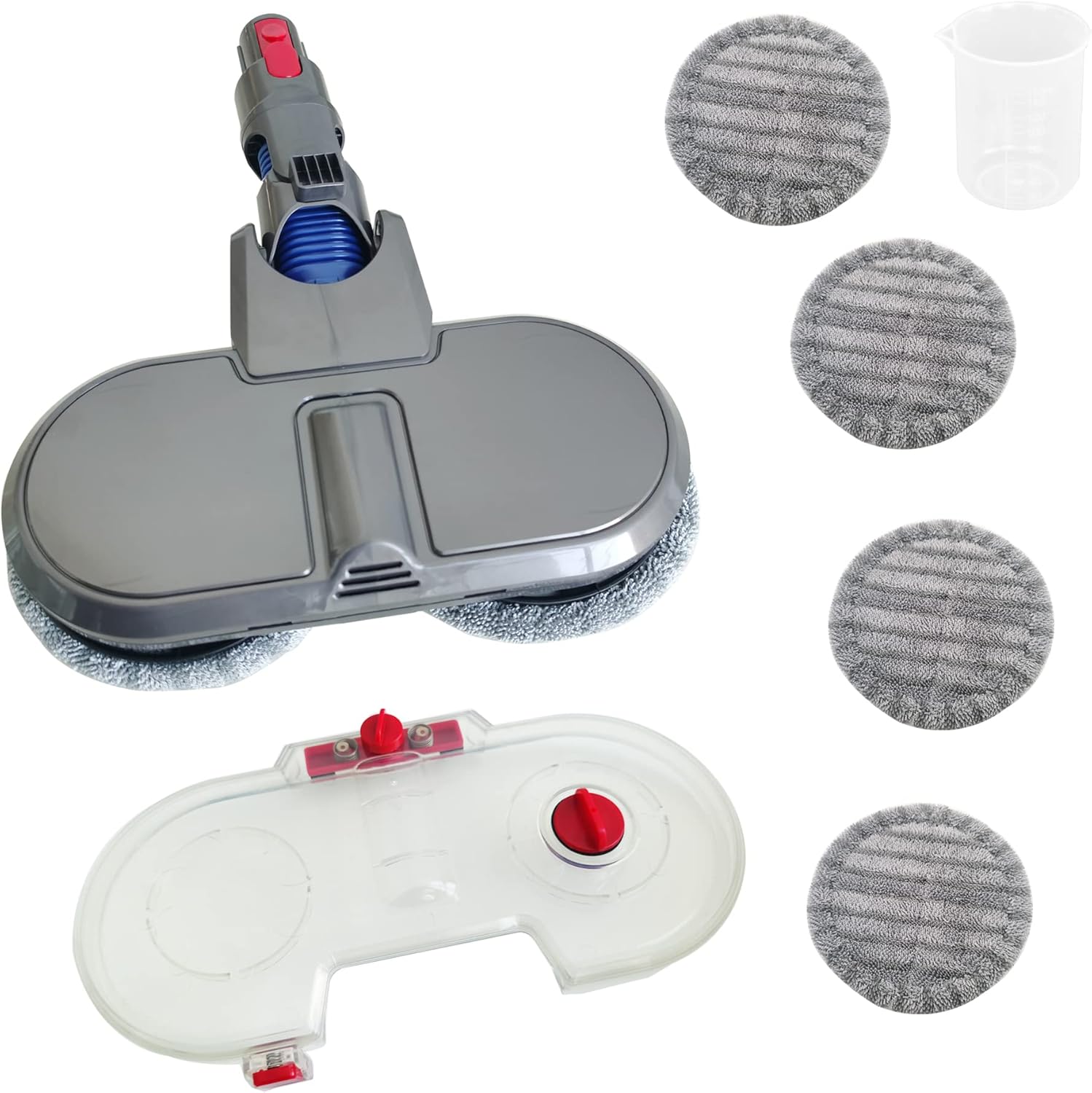 EZ SPARES Vacuum Brush Compatible with DYS Cordless V7 V8 V10 V11 Brush,Motorized Brush Floor, Motor Head,Velvety Drum Suction Head Cleaner Head Powerful Suction (mop Head)