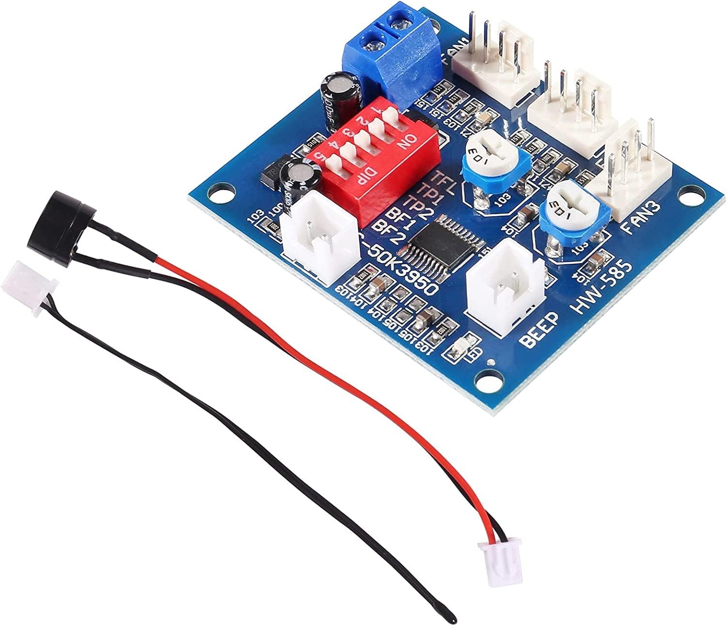 FlyRobo PWM 4 DC Fan Temperature Speed Controller Board-picture-22
