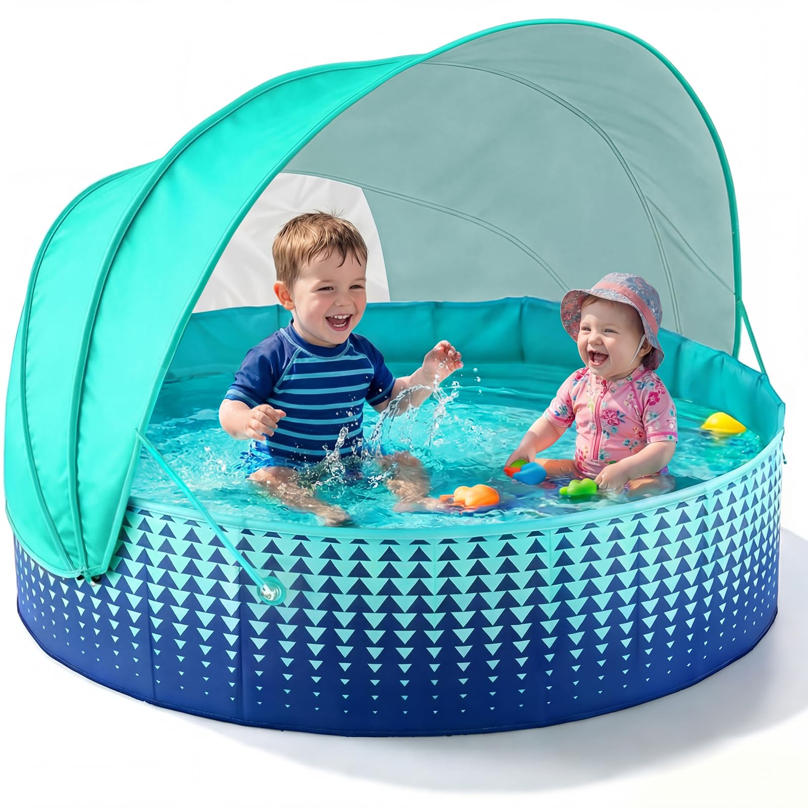 Jasonwell Kiddie Baby Pool with Canopy