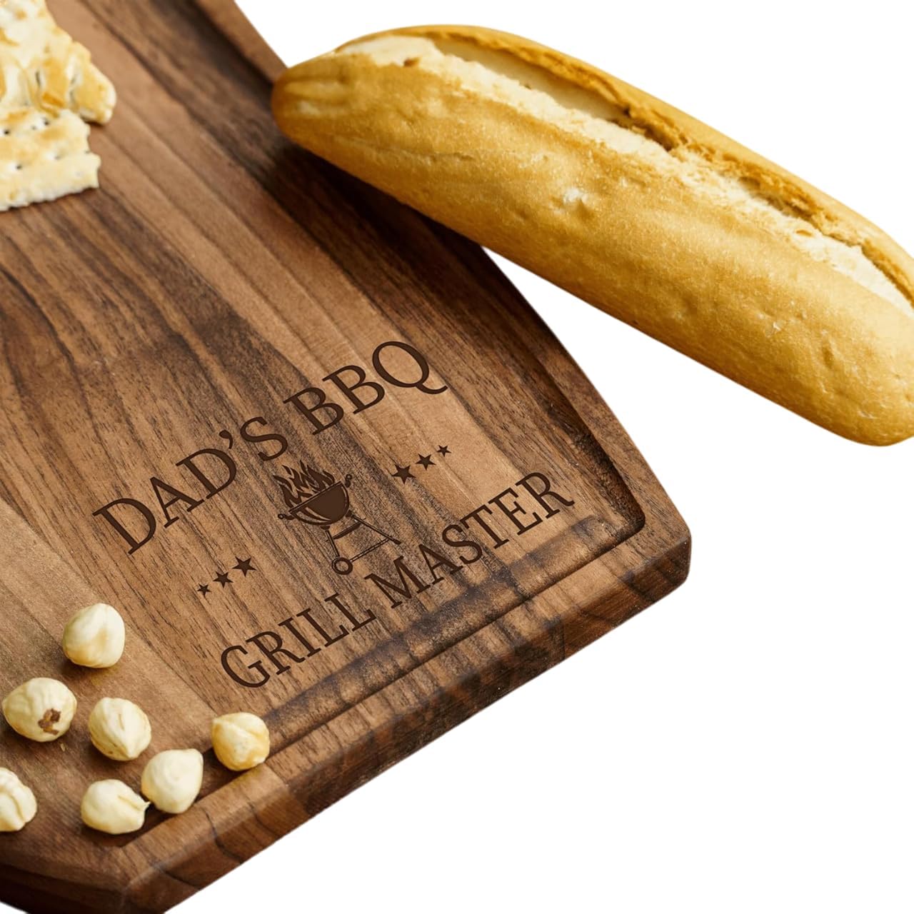 Personalized Wood Grilling Board, Meat Cutting Board, BBQ Gift, Men Grill Gift Idea, Husband Gift, Grandpa Gift, Barbecue Gift, Gift for Him