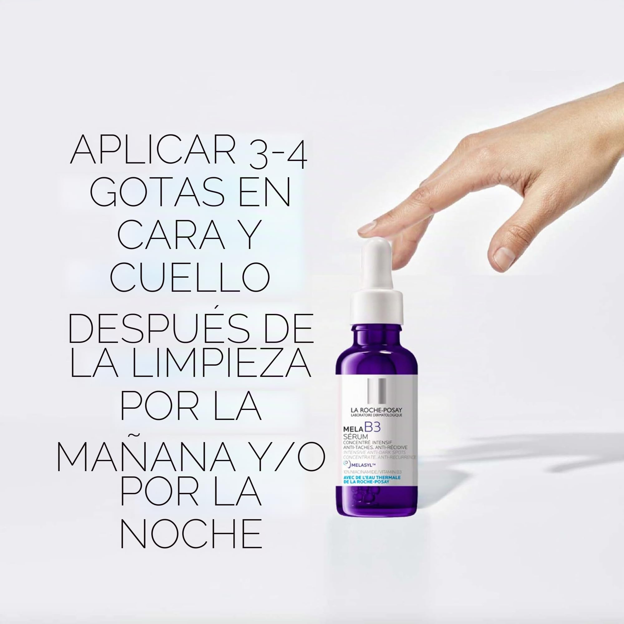 La Roche-Posay Mela B3 - Sérum antimanchas de pigmento (2 semanas, antirecaída, con melasilo y niacinamida, 50 ml) | Para pieles muy sensibles, suero antimanchas de pigmento, con melasilo patentado, dermatológicamente probado, antiedad