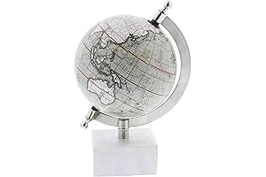 Marble Home Decor: Exquisite Deco 79 Globe with Marble Base