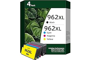 962 XL Ink Cartridges Combo Pack 4-Pack Compatible with HP 962XL 962...