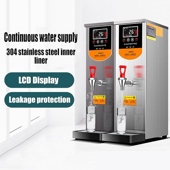 Hervidor de Agua Eléctrico Automático 50L/H, Acero Inoxidable, 3000W miniatura 5