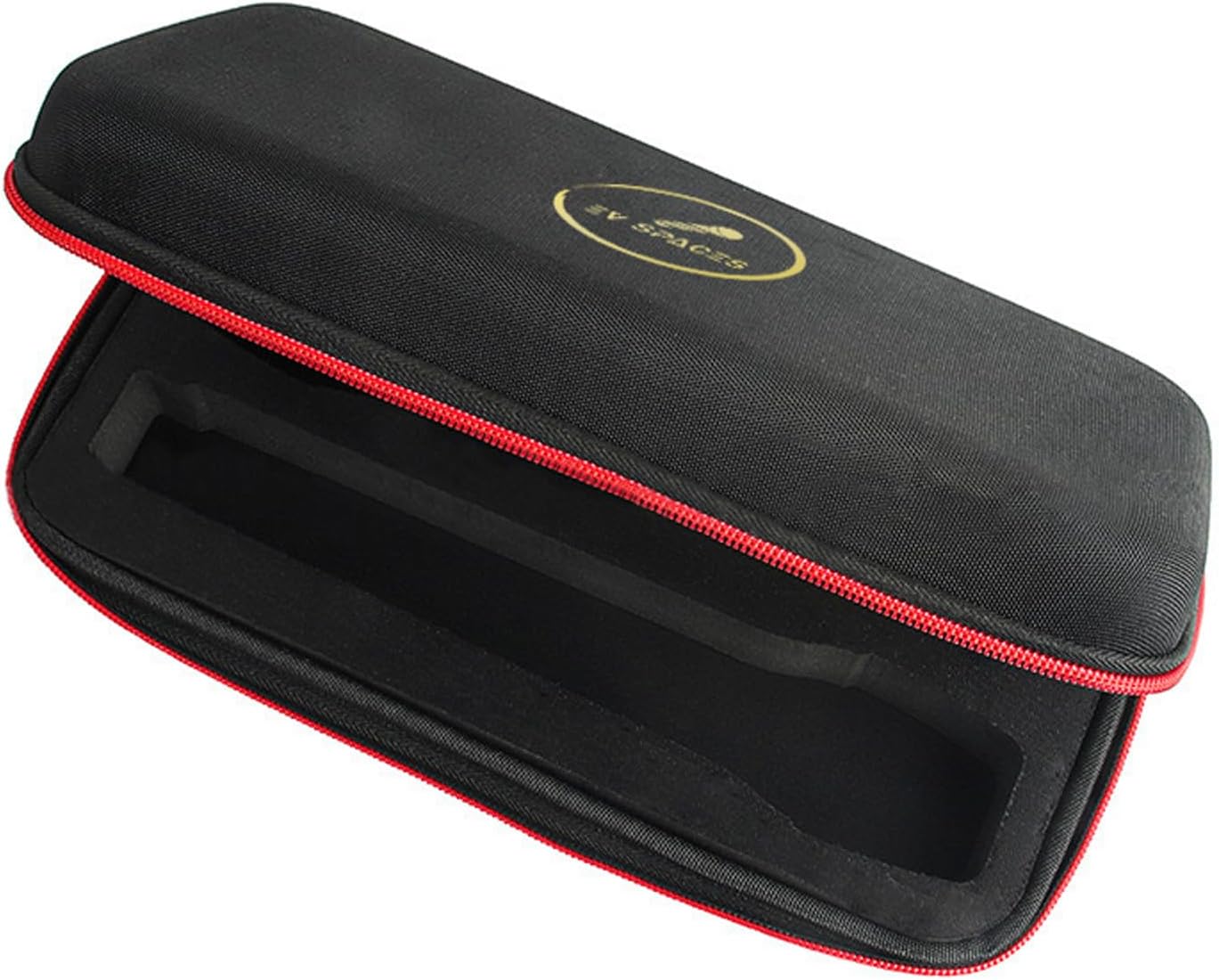 Wireless Microphone Case - Portable Hard Shell Storage Bag for Dual Handheld 2 Mic System, Receivers, Adapters - Black (Box Only) (Black(Box Only))