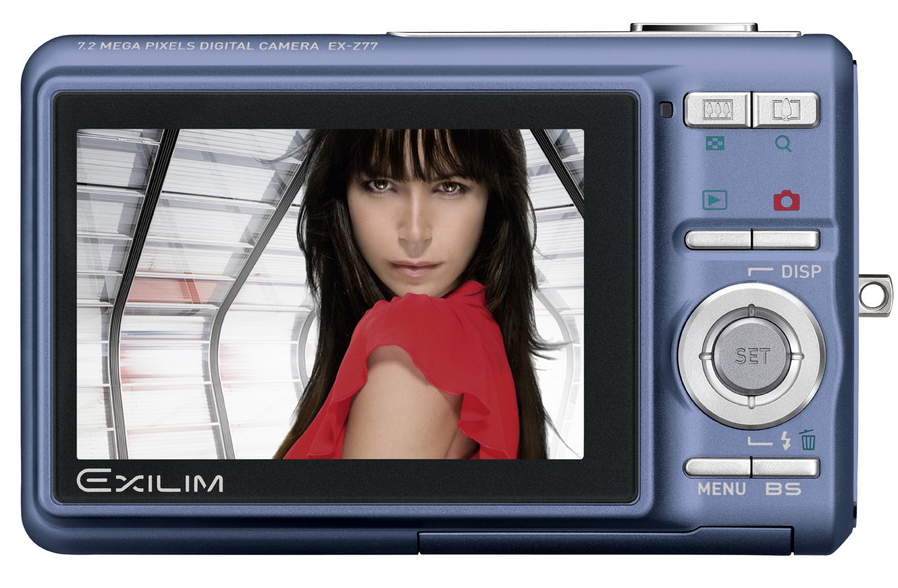 Amazon | CASIO デジタルカメラ EXILIM (エクシリム) ZOOM ブルー EX 