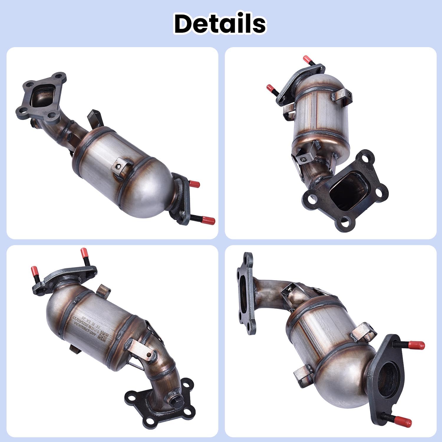 674-068 Rear Catalytic Converter Compatible with Chevy Traverse 3.6L 2018-2021, for Buick Enclave 3.6L V6 2018-2021 Replaces# 674068, 644167, 50581