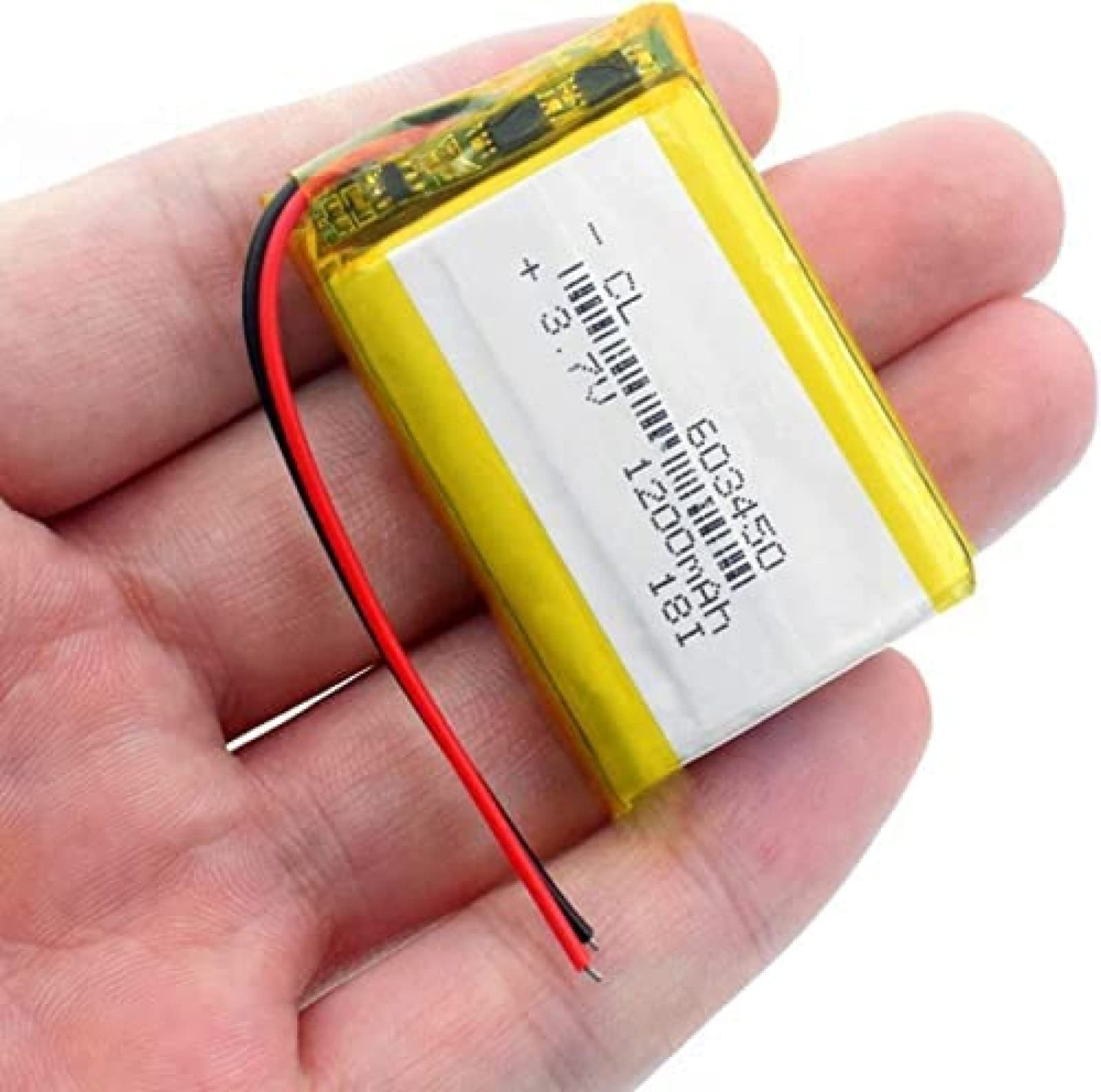 5 Batterie Ricaricabili LiPo EHAO 3.7V 500mAh – Modello 902030 Per Fotocamera GPS MP3