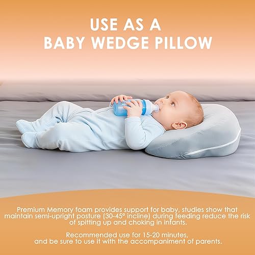 Miniatura 4 de Chilling Home Almohadas de embarazo para dormir, almohada de maternidad de espuma viscoelástica mejorada para mujeres embarazadas, almohadas de