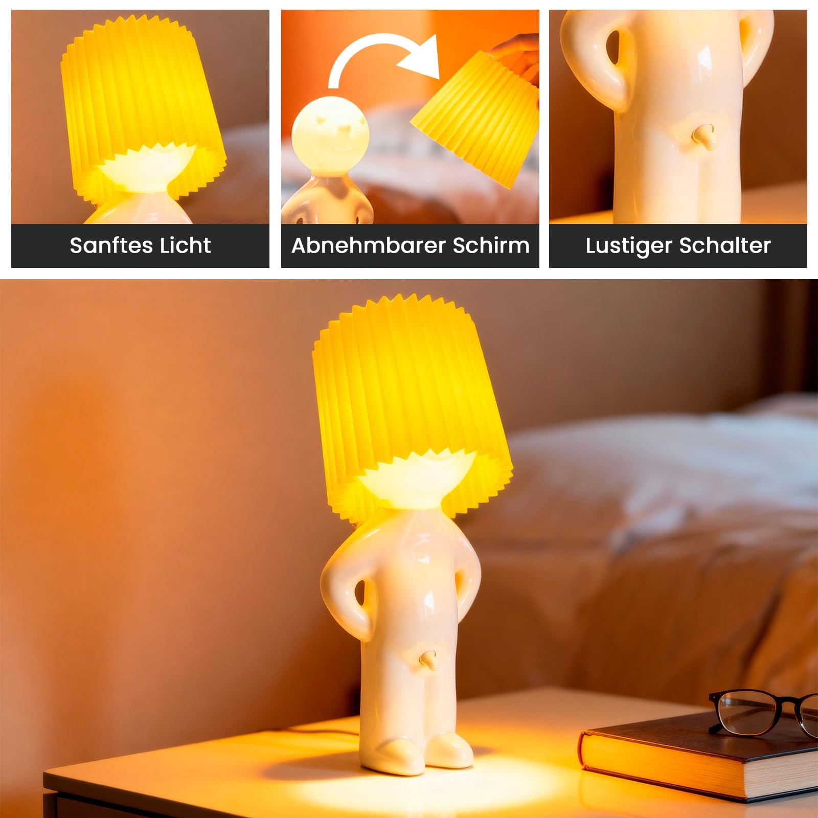 Veilleuse Athlète – Ampoule De Bureau Amusante Changeante