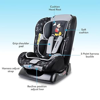 その他 Have a seat + mickey family Disney Baby Finale 2-in-1 Booster Car Seat, Modern Mickey