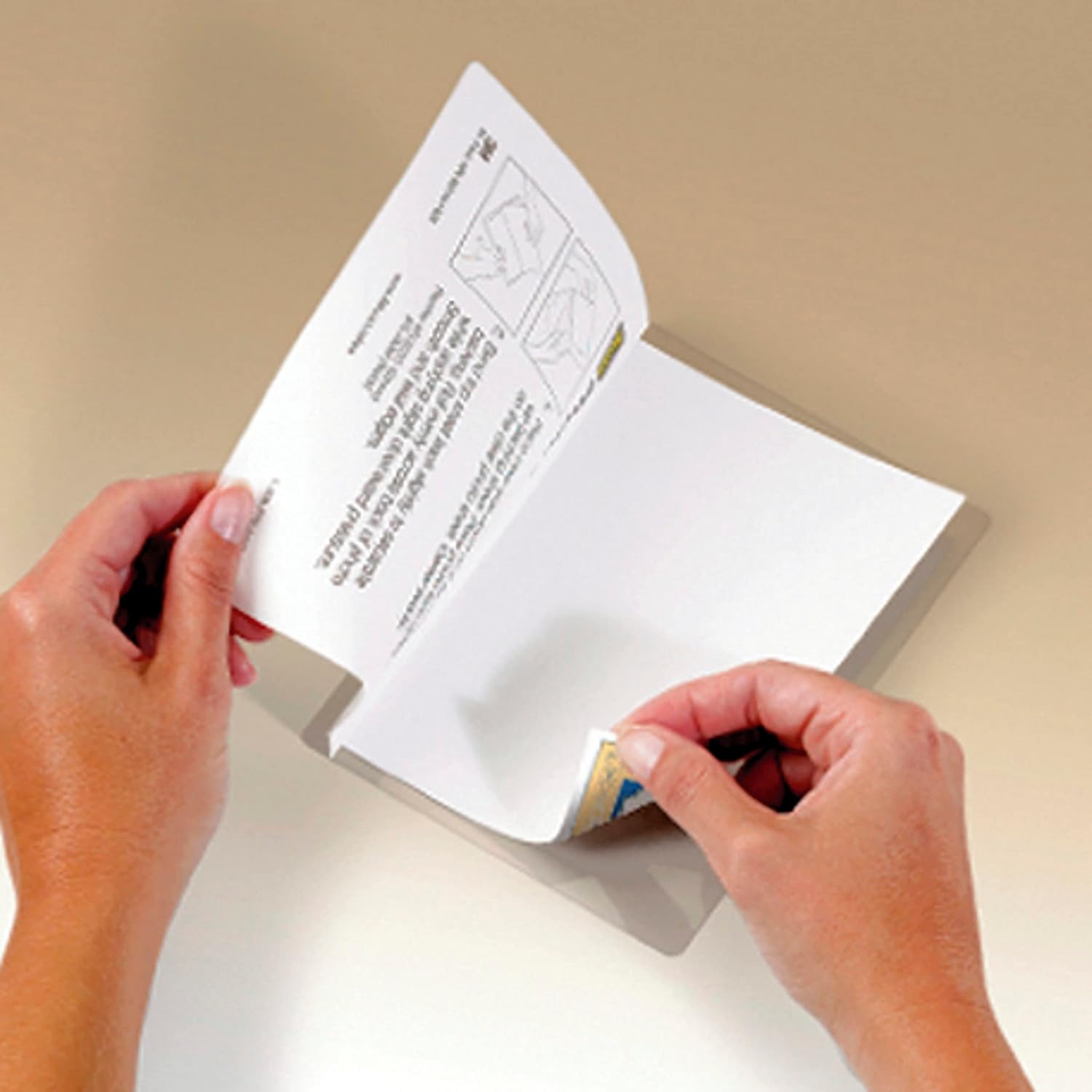 Scotch Self-Sealing Laminating Pouches, Letter Size 9″ x 12″ (for 8.5″ x 11″ Documents), 25-Pack – Clear No-Heat Laminating Sheets