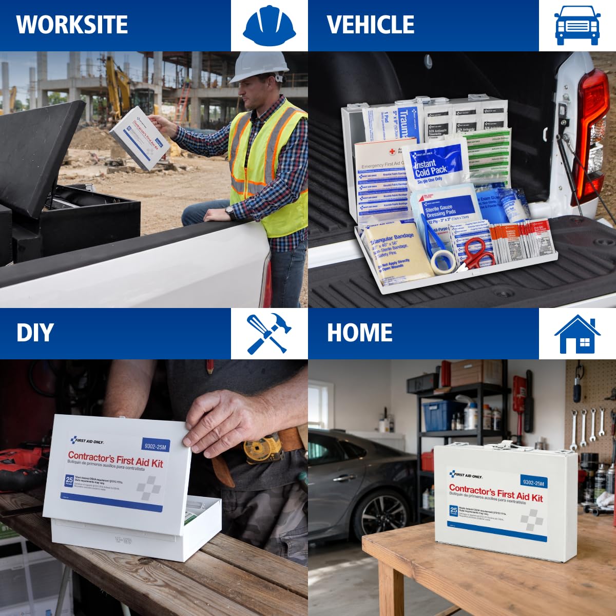 First Aid Only 25-Person Contractor First Aid Kit for Jobsites — Amazon image 6