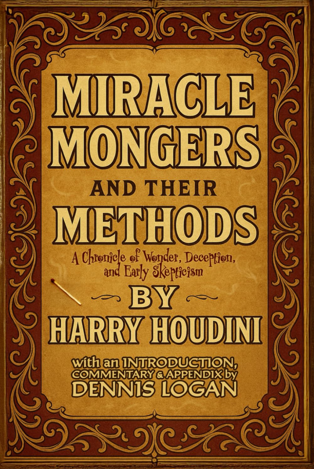 Miracle Monger's and Their Methods: A Chronicle of Wonder, Deception and Early Skepticism: With an Introduction, Commentary & Appendix by Dennis Logan