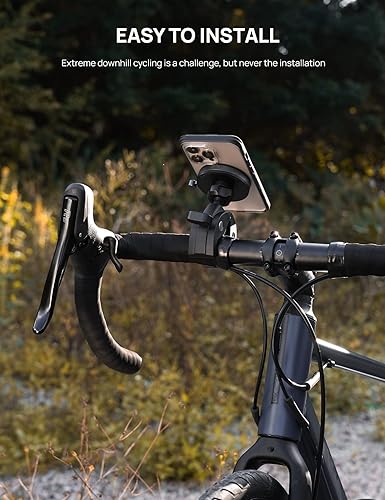 Miniatura 4 de Lamicall Soporte de teléfono All Lock Scooter, motocicleta, bicicleta, bicicleta eléctrica, necesita trabajar con funda de bolsa de aire con bloqueo