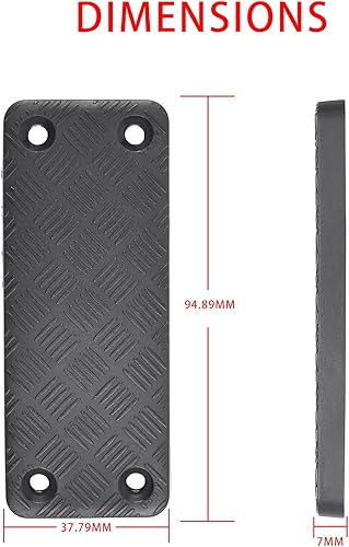 Miniatura 4 de Soporte magnético para pistola, clasificación de 36 libras, funda magnética para pistola, soporte de pistola recubierto de goma para pistola,