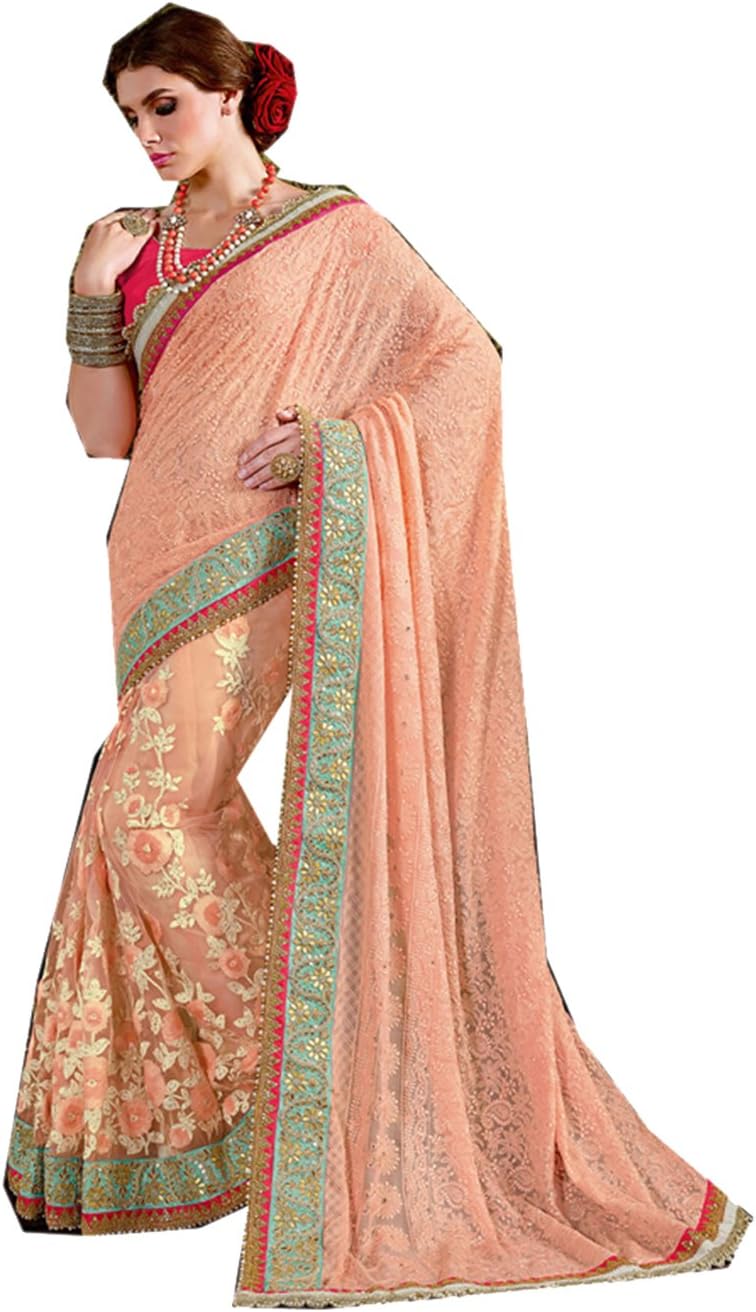 Indian Saree for Women Wedding Designer Party Wear Traditional Ethnic Sari