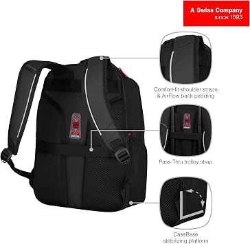 Wenger Casual, Black, 15.6