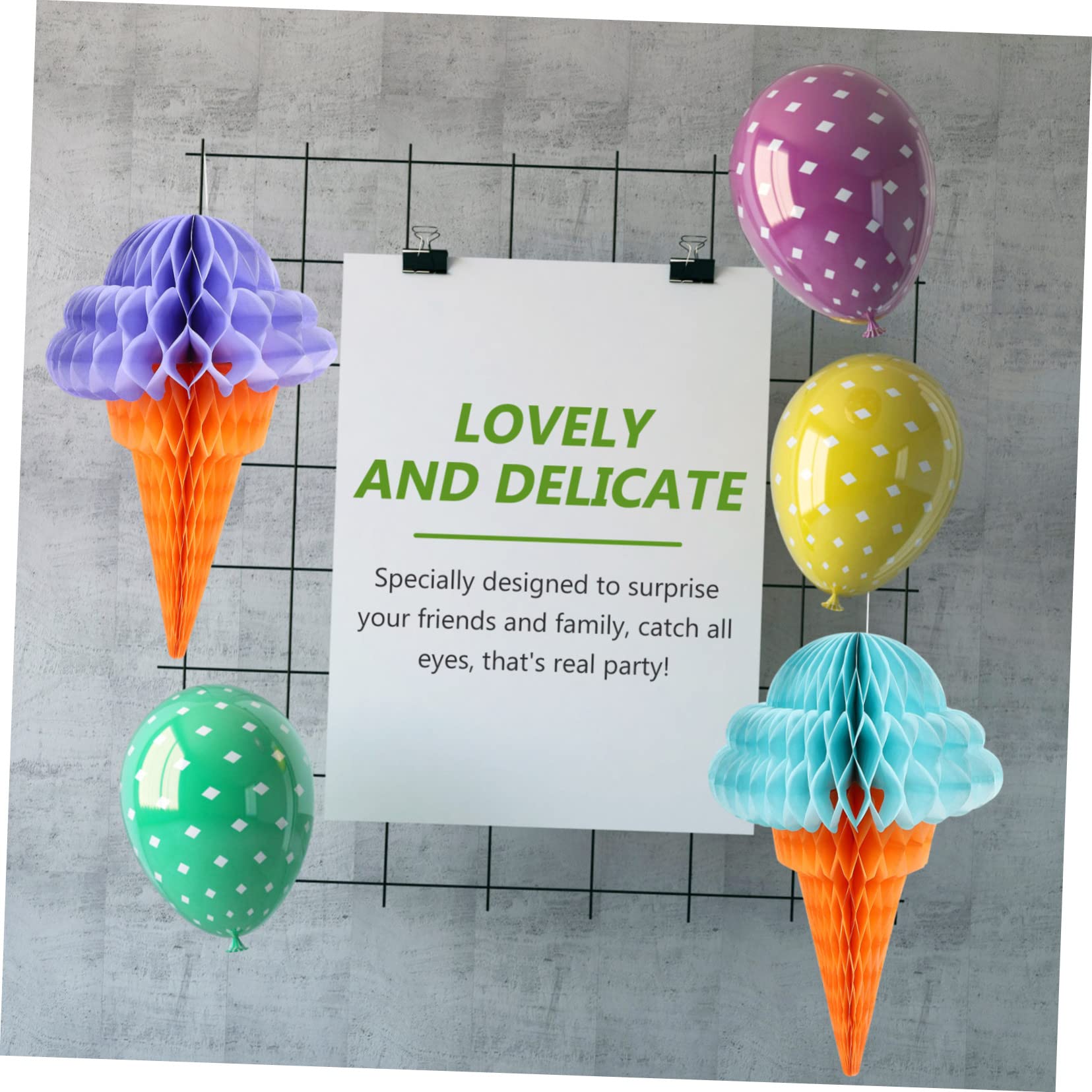 MAGICLULU 5 Set di Ciondoli A Nido d'Ape A Tema Hawaiano A Forma di Decorazioni per Feste 3 Pezzi*5