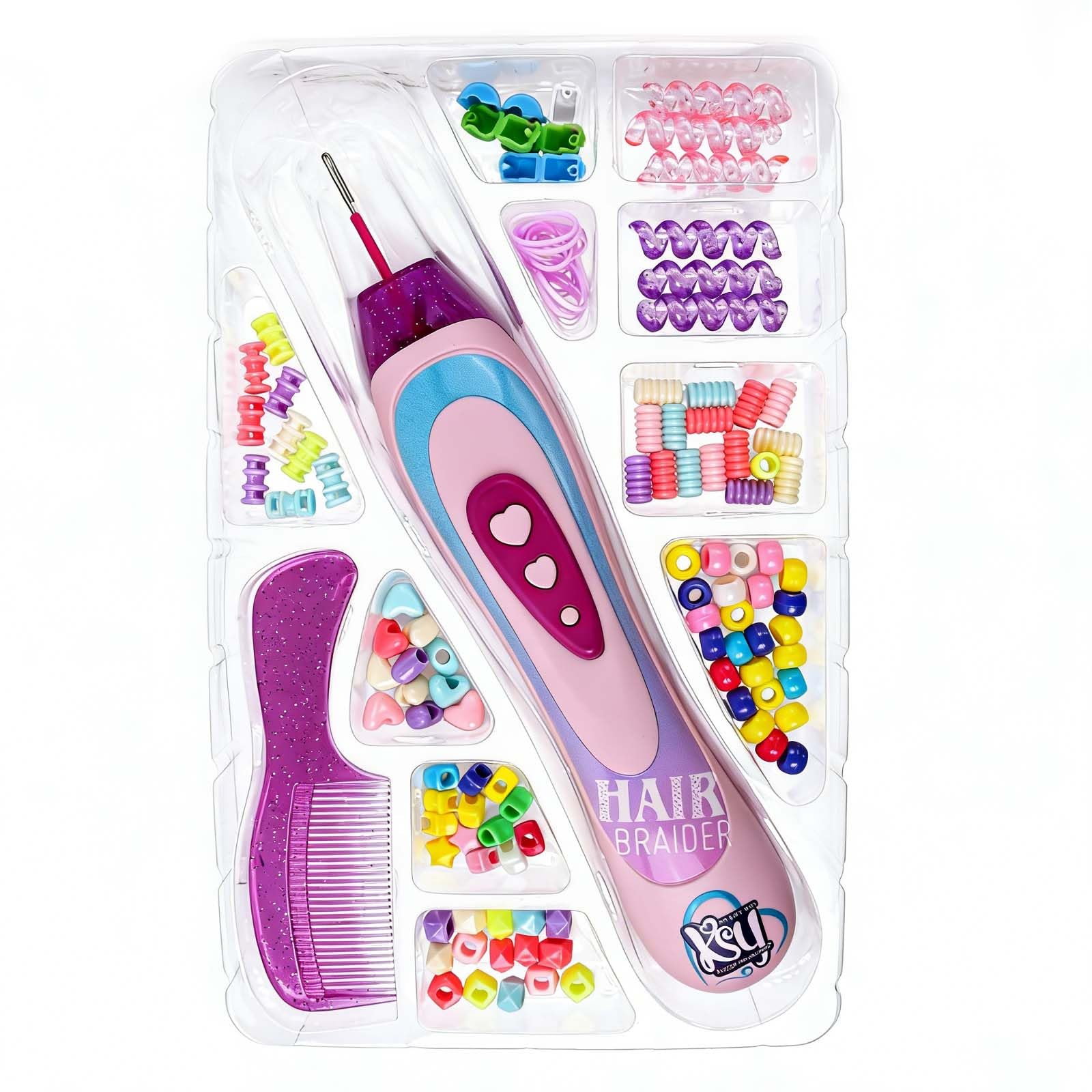 Duronge Gifts for Girls Age 6-12, Hair Accessories Beads, DIY Hair Braiding Kit, Princess Hair Decoration Set, Toys for Girls Age 5-10, Birthday Presents for 7 8 9 Year Old Girls, Girls Toys