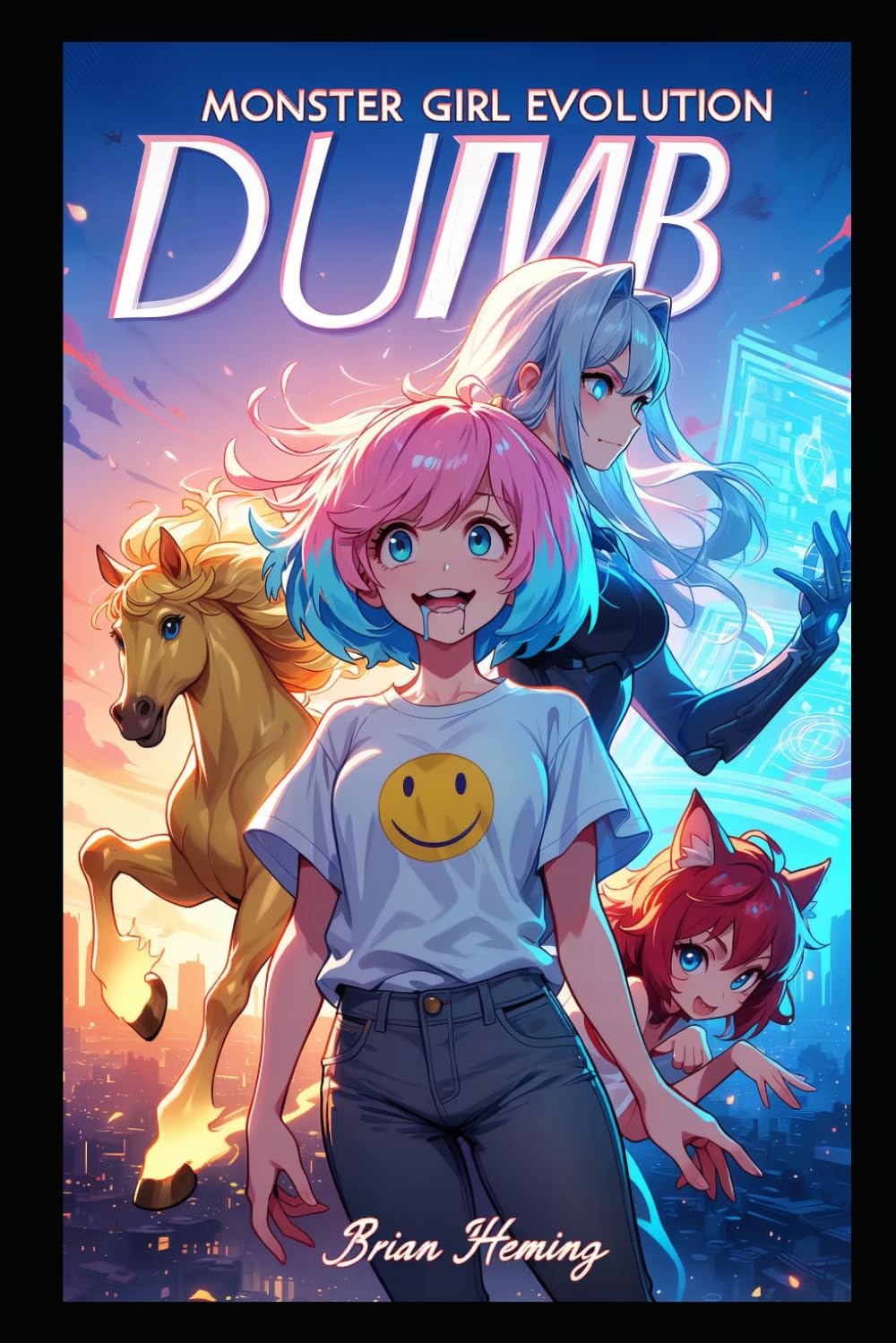 Monster Girl Evolution: Dumb: An illustrated isekai litRPG progression fantasy satire