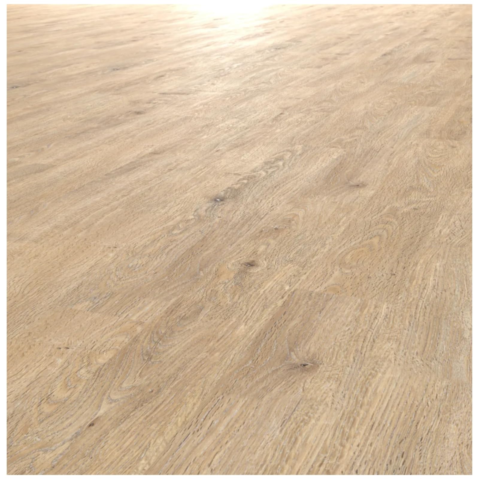 HORI Klick Hartvinylboden Rigid SPC Landhausdiele Holzoptik - Klick-Vinyl mit Trittschalldämmung - schwimmende Verlegung - - 122 x 18 x 0,35 cm - 2,2 m² - 10 Dielen