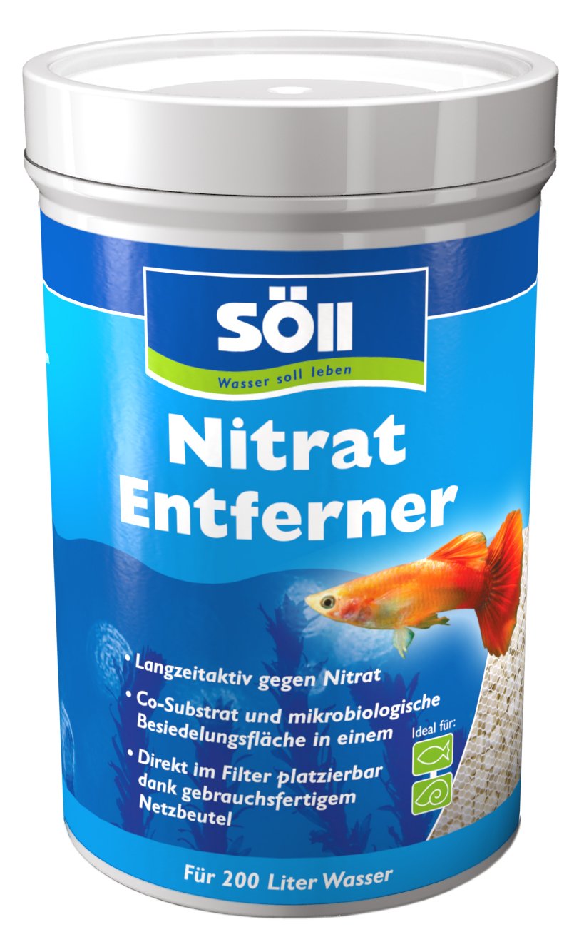 Söll GmbH Nitrate Remover – lowers nitrate content in a fish tank