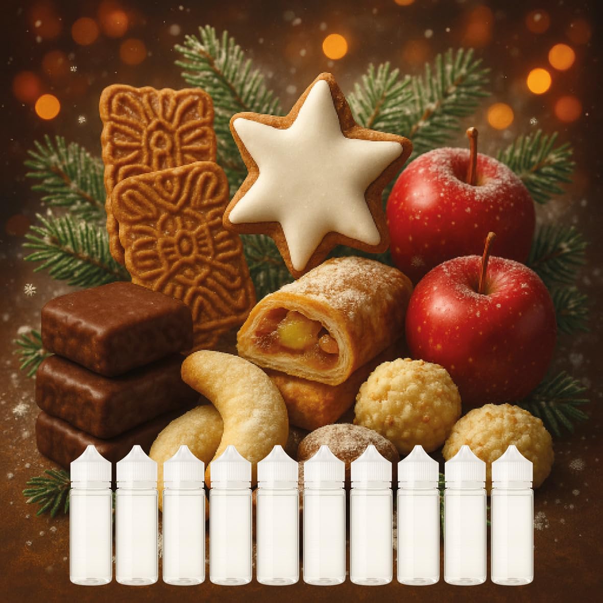 Yuletide Treats Edition - Kolekcja Sasami Signature - Zestaw 10 x 10ml koncentratów aromatów - Wegańskie