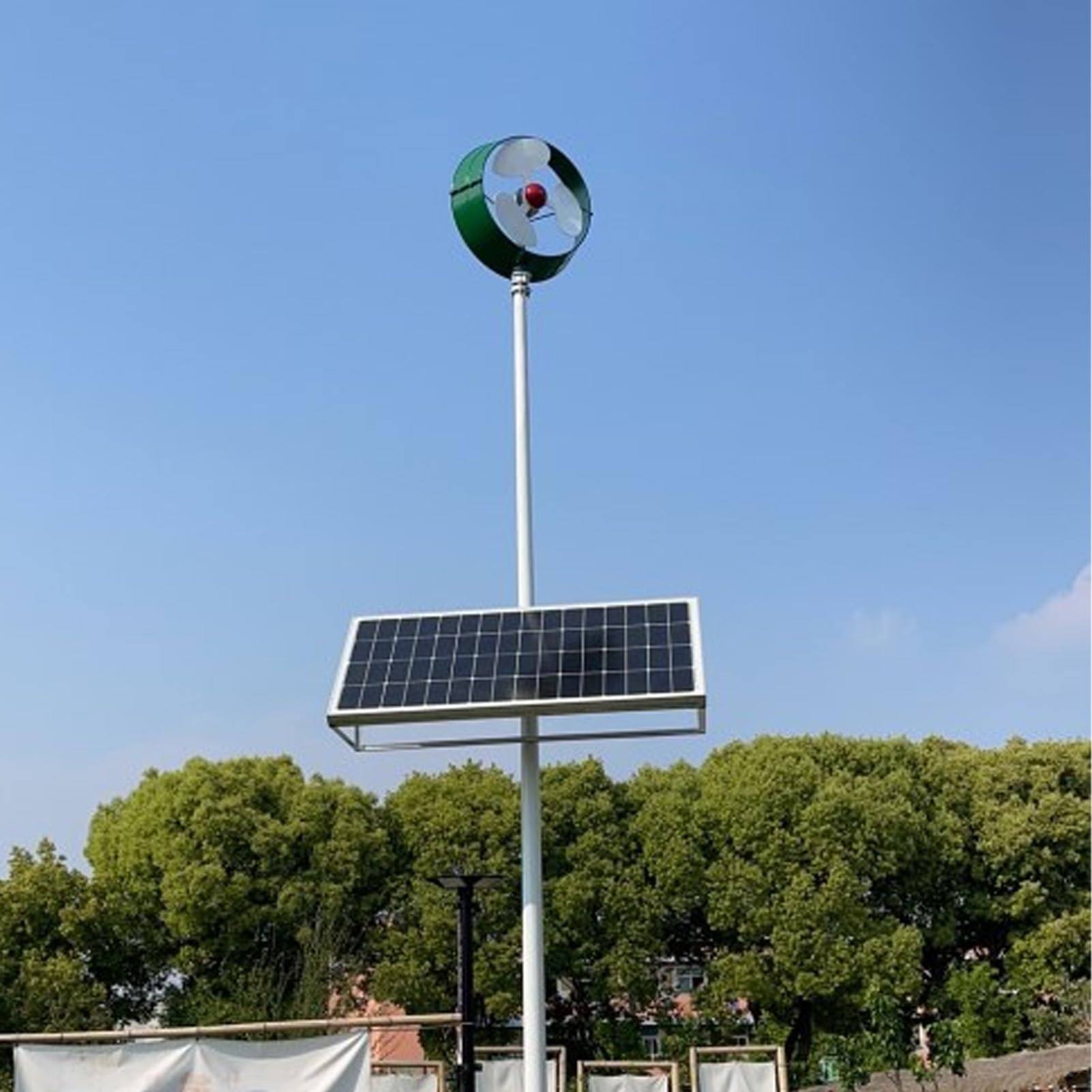 Generador de Turbina Eólica de 400 W, Alternador de Generador Eólico de Imán Permanente con Motor Síncrono de NdFeB, Arranque de 3,5 M S, Máximo de 70 M S para Carga en Casa de Cabina de