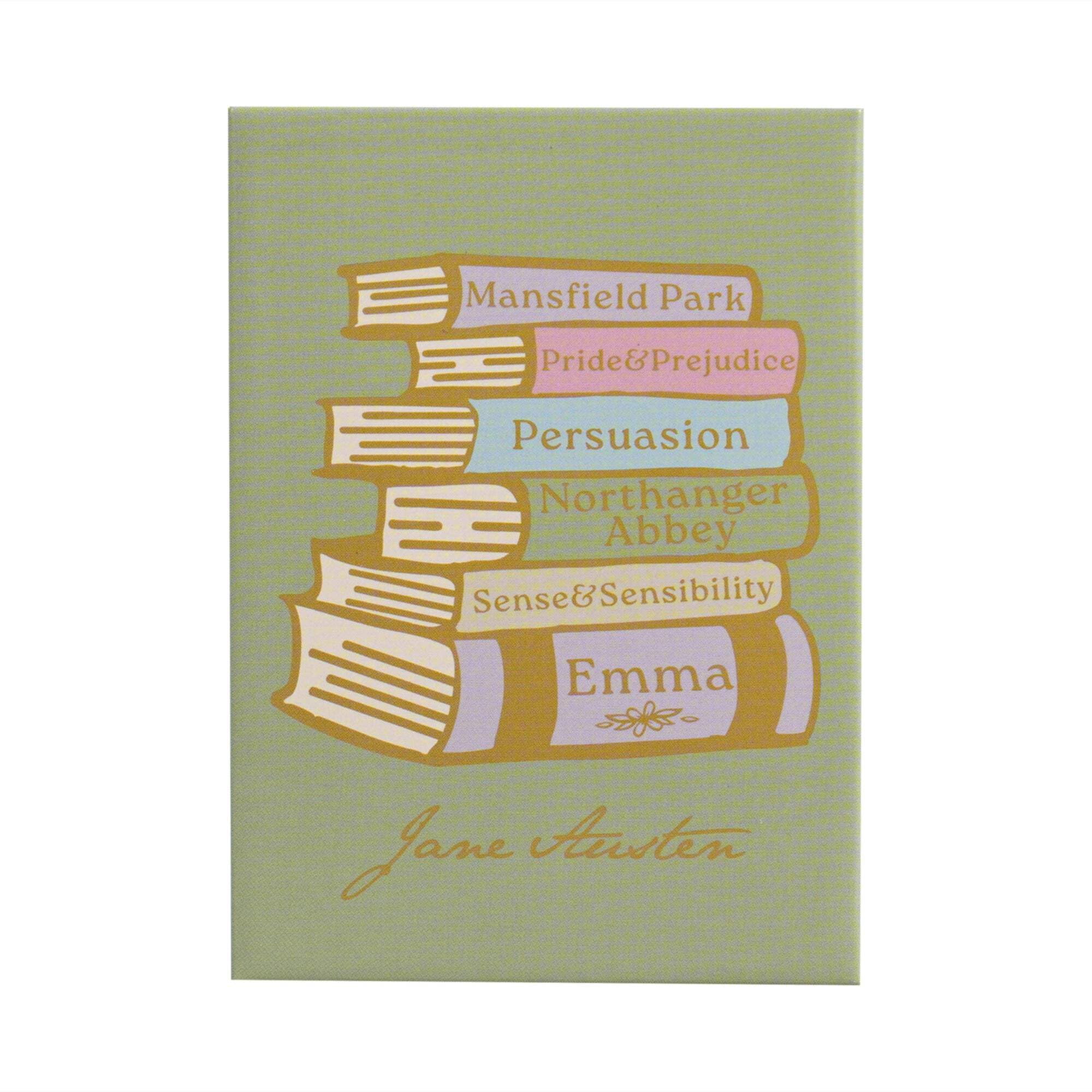 NEW Magnet Metal - Jane Austen (Books)