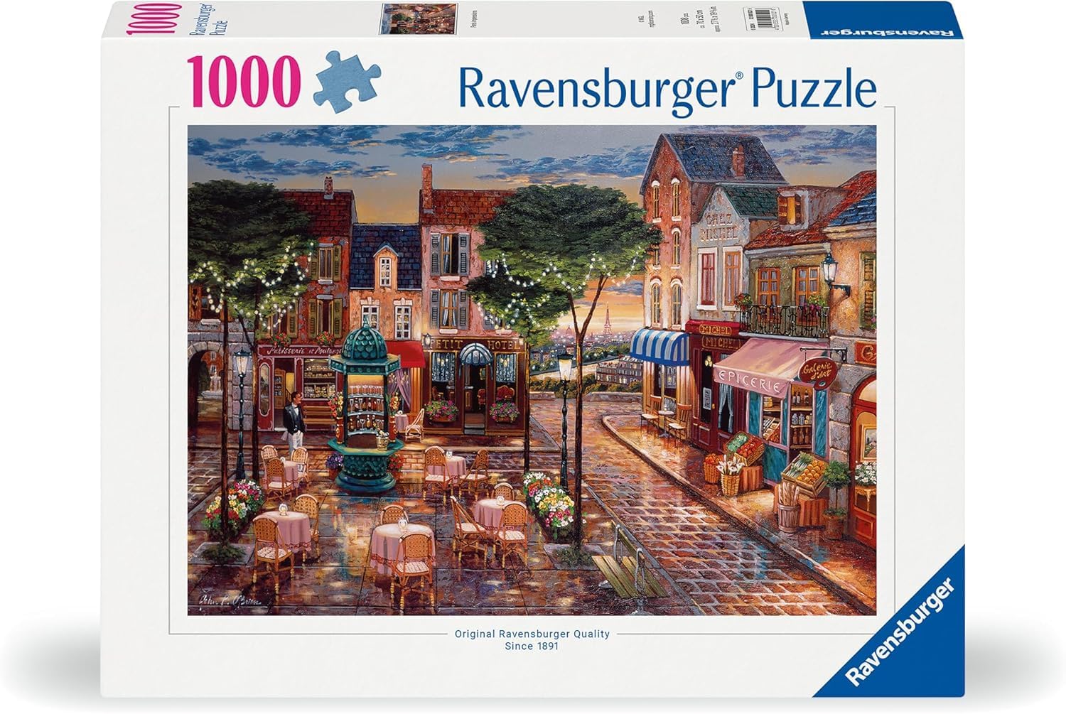 Ravensburger - Puzzle 1000 Pezzi Pennellate Di Parigi | Puzzle Per Adulti E Bambini Con Una Misura Di 70x50 Cm | Regalo Per Adulti E Bambini Da 14 Anni E Più