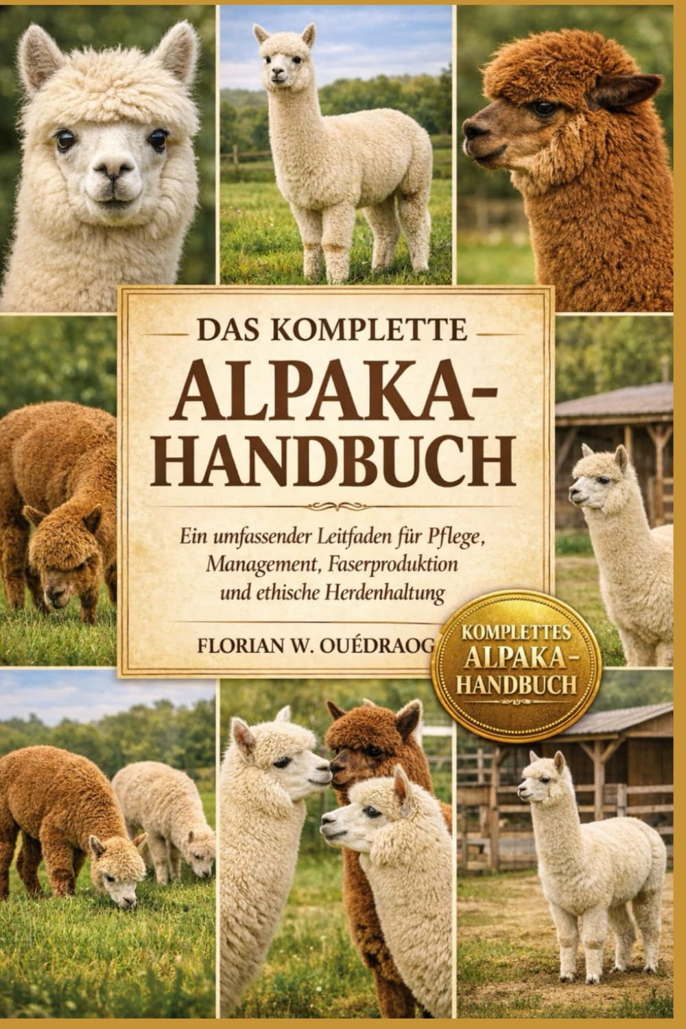DAS KOMPLETTE ALPAKA-HANDBUCH: Ein umfassender Leitfaden für Pflege, Management, Faserproduktion und ethische Herdenhaltung