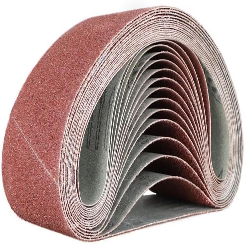 15x Mix 4" x 24" Sanding Belts Aluminium Oxide 40/80/120 Grit Sander Abrasive for Genuine for OEM Replacement