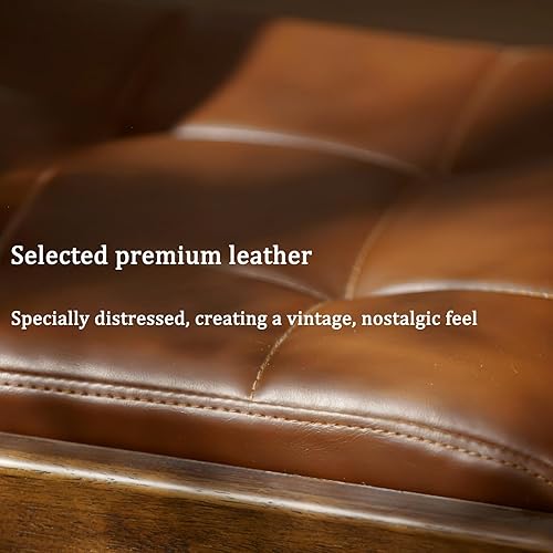 Miniatura 5 de Kitchen Chairs Set of 124, Wooden Dining Chair, Rustic Upholstered Dining Seat, Side Chair for Dining Room, Kitchen, Restaurant(Orange+Brown,1PCS)