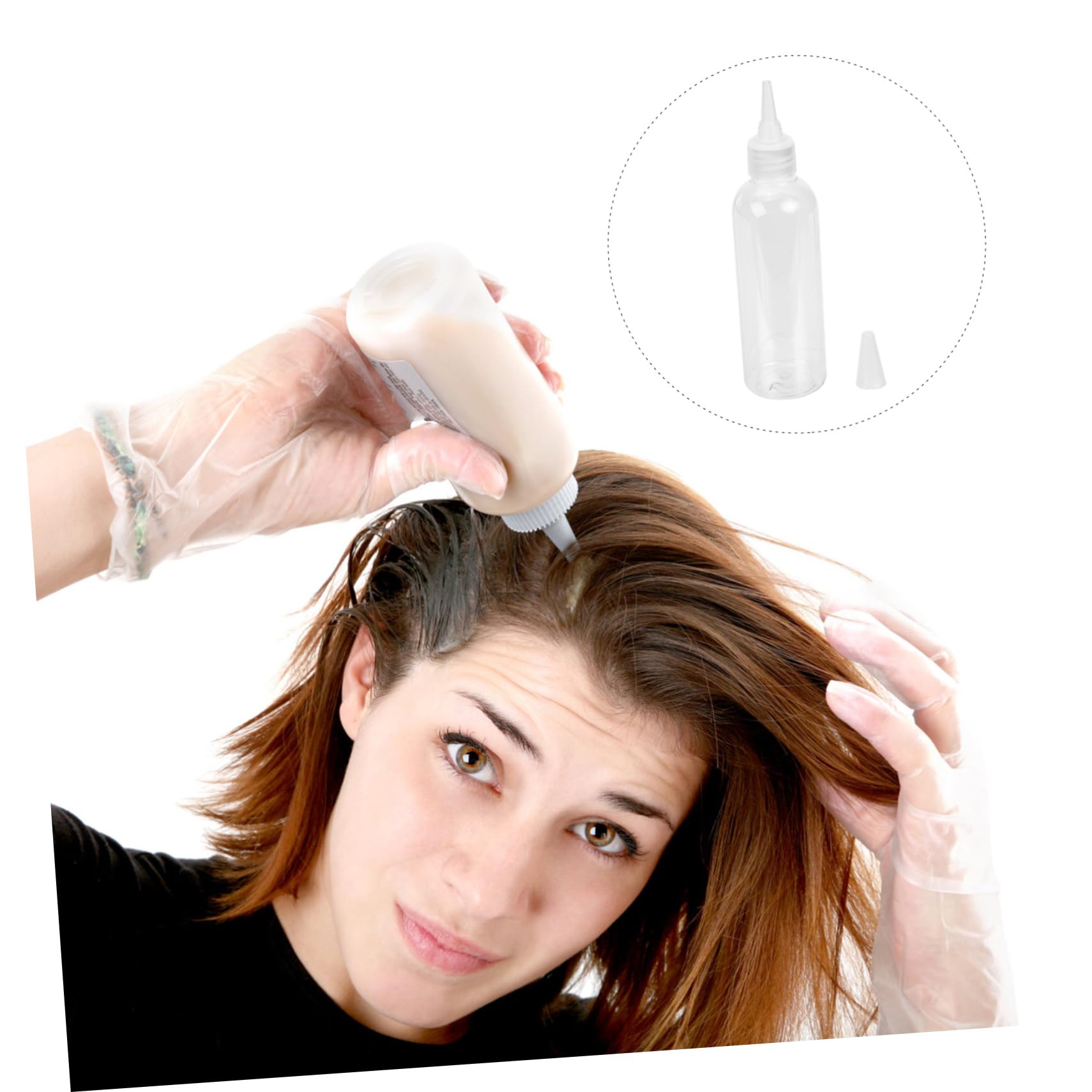 30 Stück Haarfarbenflaschen 100 Ml Pe Quetschflaschen Mit Schmaler Öffnung Haarfärbemittelflaschen Applikator Für Präzises Dosieren Bei Haarfärbung