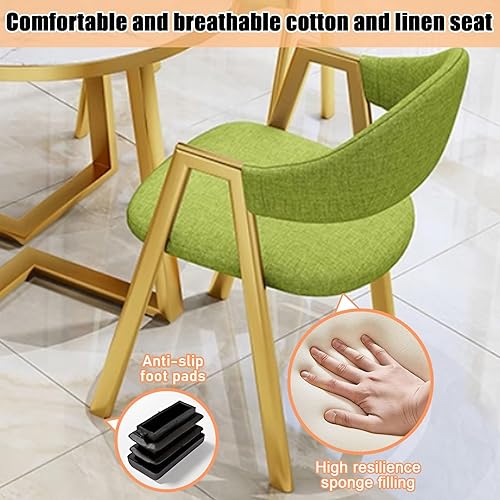 Miniatura 6 de YVYKFZD Juego de mesa de comedor de cocina para 4, mesa de recepción para oficina pequeña, juego de mesa y silla, mesa redonda de negociación, mesa