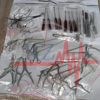 Natiqind Laminectomy Instruments Orthopedic Spine Set 48 Pieces