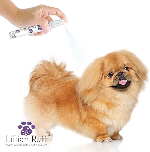 Miniatura 6 de Lillian Ruff Kit de viaje para perros Spray de aseo para perros para viajes de aerolínea, campamento de perros, playa para perros 4 champú