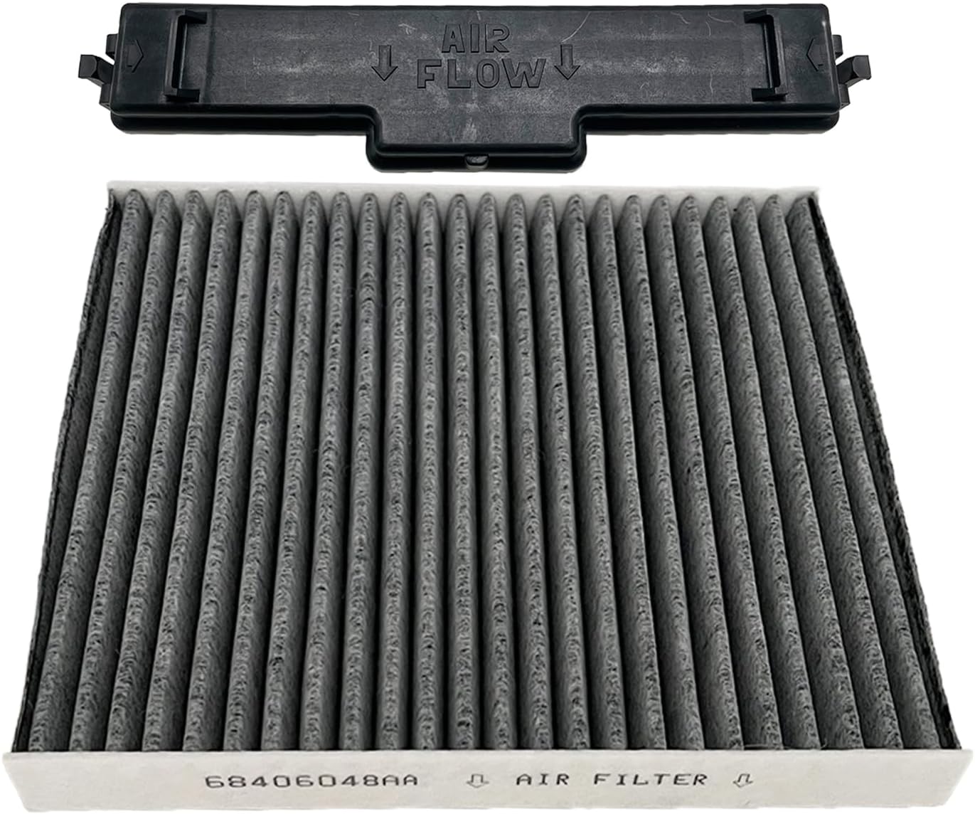 Engine & Cabin Air Filter With Filter Access Door Fit for 2016-2018 Ram 1500 2500 3500, 2019-2022 Ram 1500 Classic, 3.6L 5.7L, Replace 53032-404AB 68406-048AA 53032404AB 68406048AA