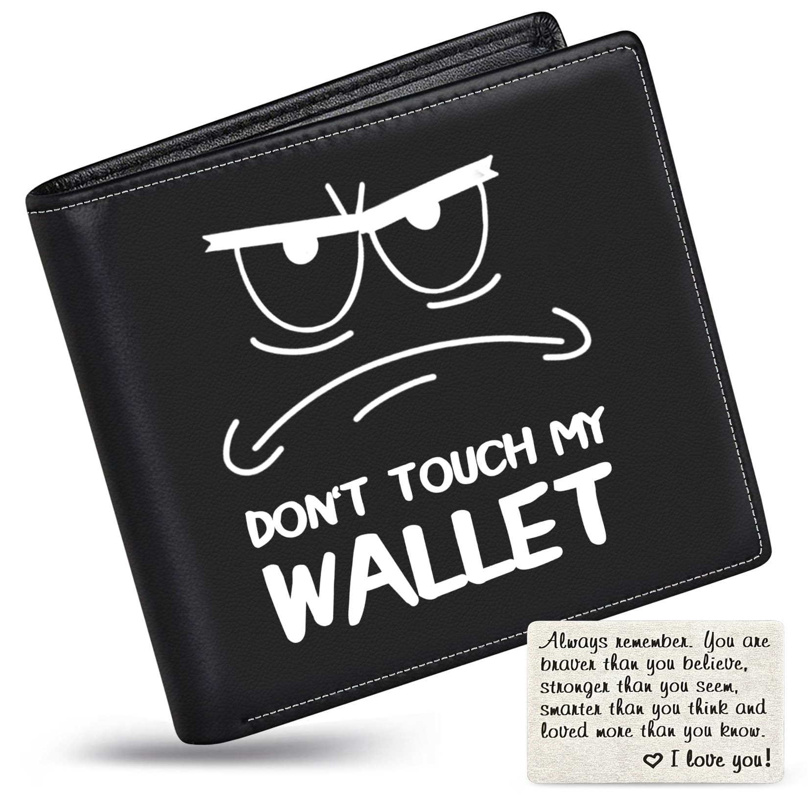 Boys Wallet for Kids, Teen Boy Baseball Wallets 9-12 8-10 8-12, Cool Novelty Leather Bifold Rfid Blocking Purse Coin Pocket Zipper Id Window for Children Men Male Youth Guys Birthday Gifts