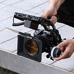 SmallRig Mini Matte Box Lite with Top Flag for DSLRs and Mirrorless Cameras, Compatible with 67mm/72mm/77mm/82mm/95mm Lenses, Comes with Filter Tray - 3575