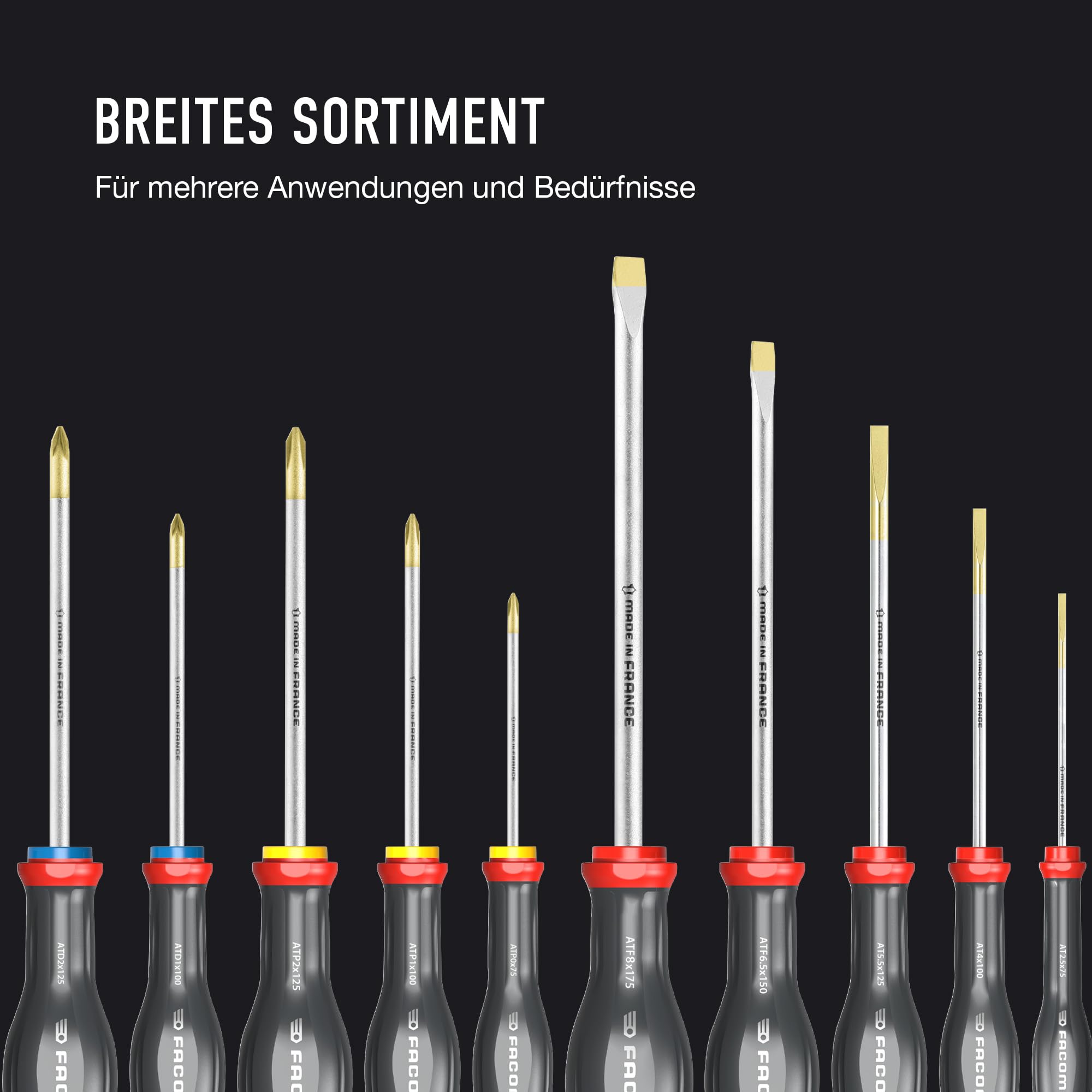 FACOM PROTWIST 10-tlg. Schraubendrehersatz, ATW.J10PB