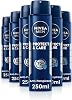 NIVEA Men Protect & Care Spray (6 x 250ml), Anti-Perspirant for 72H Protection, Gentle and Effective Deodorant Free From Alcohol
