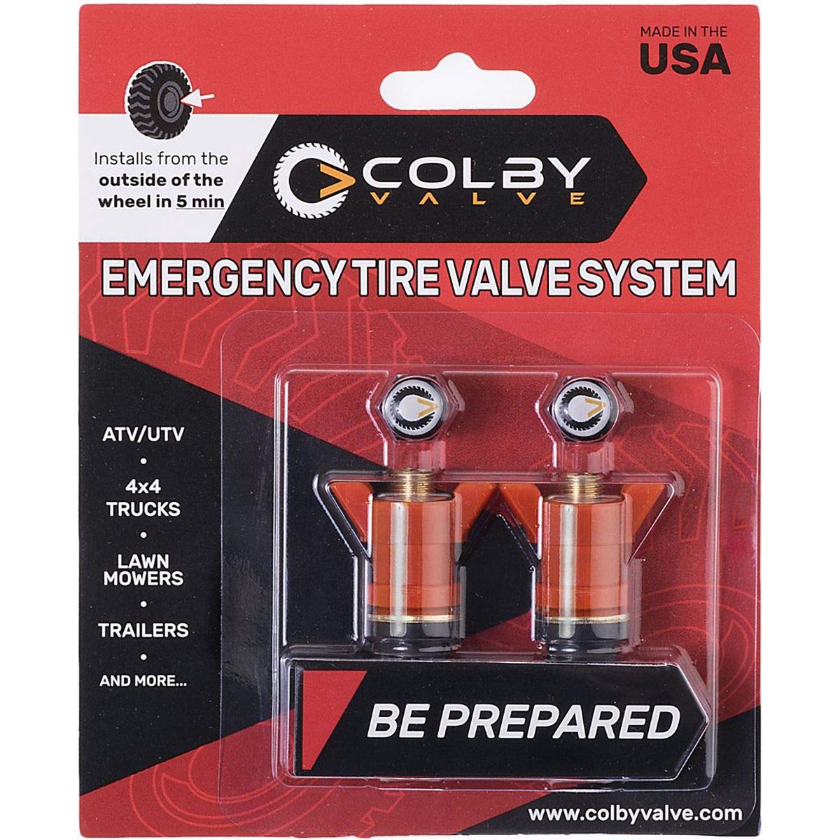 Colby Valve Emergency Valve Stem Replacement (Red)