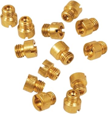 1/4"-32 quick fuel gas main jets 60 61 62 63 64 65 66 67 68 69,2 pieces per size Fits Holley 2100 2300 4150 4160 4500 Style Carburetors OE Number 122-60-69 Retro style