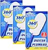 3 Packs Scrub Buddies 360 Degree Static Dusters 3 Handles 6 Dusters Clean Wood and Metal