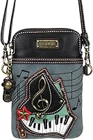 Vista 3 de CHALA - Bolsa cruzada de piel sintética para mujer, con correa ajustable, para teléfono celular, multicolor